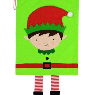 Giftmaker Sacco per Regali in Feltro con Elfo