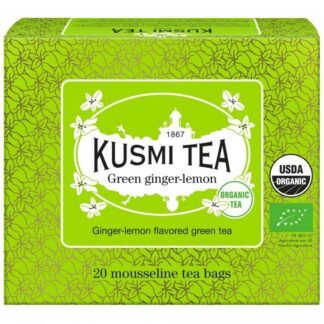 Kusmi Tè Verde Aromatizzato Zenzero-Limone 20 bustine