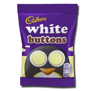Cadbury Buttons di Cioccolato Bianco 14,4g
