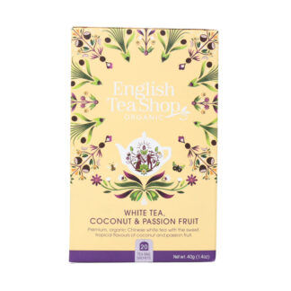 English Tea Shop Tè Bianco Cocco e Frutto della Passione 20 bustine