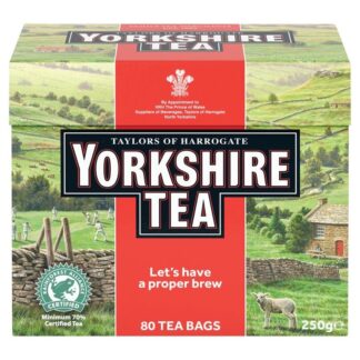 Taylors Of Harrogate Yorkshire Te' Nero 80 bustine