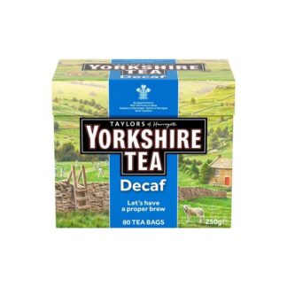 Taylors of Harrogate Te Nero Deteinato Yorkshire 80 bustine