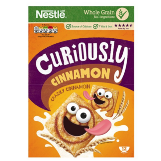 Nestle Curiosly Cinnamon Cereali alla Cannella 375g