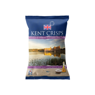 Kent Crisps Sale Marino e Aceto con Sidro Biddenden 40g