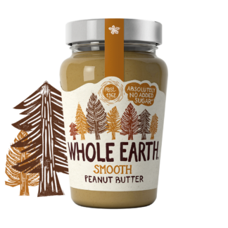 Whole Earth Burro d'Arachidi Cremoso 340g