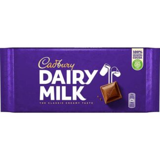 Cadbury Dairy Milk Tavoletta di Cioccolato al Latte 180g