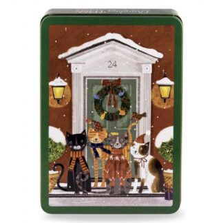 Grandma Wild's "Benvenuti Gatti" Biscotti Inglesi in Scatola di Latta 300g