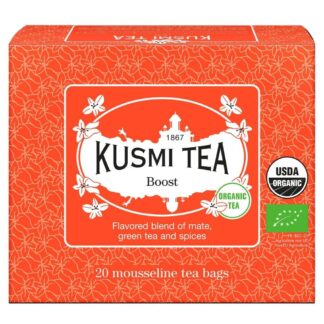 Kusmi Miscela di Mate, Tè Verde e Spezie 20 bustine - da consumarsi preferibilmente entro 03-2026