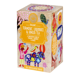 Ministry of Tea Tisana con Curcuma, Liquirizia e Zenzero 20 bustine